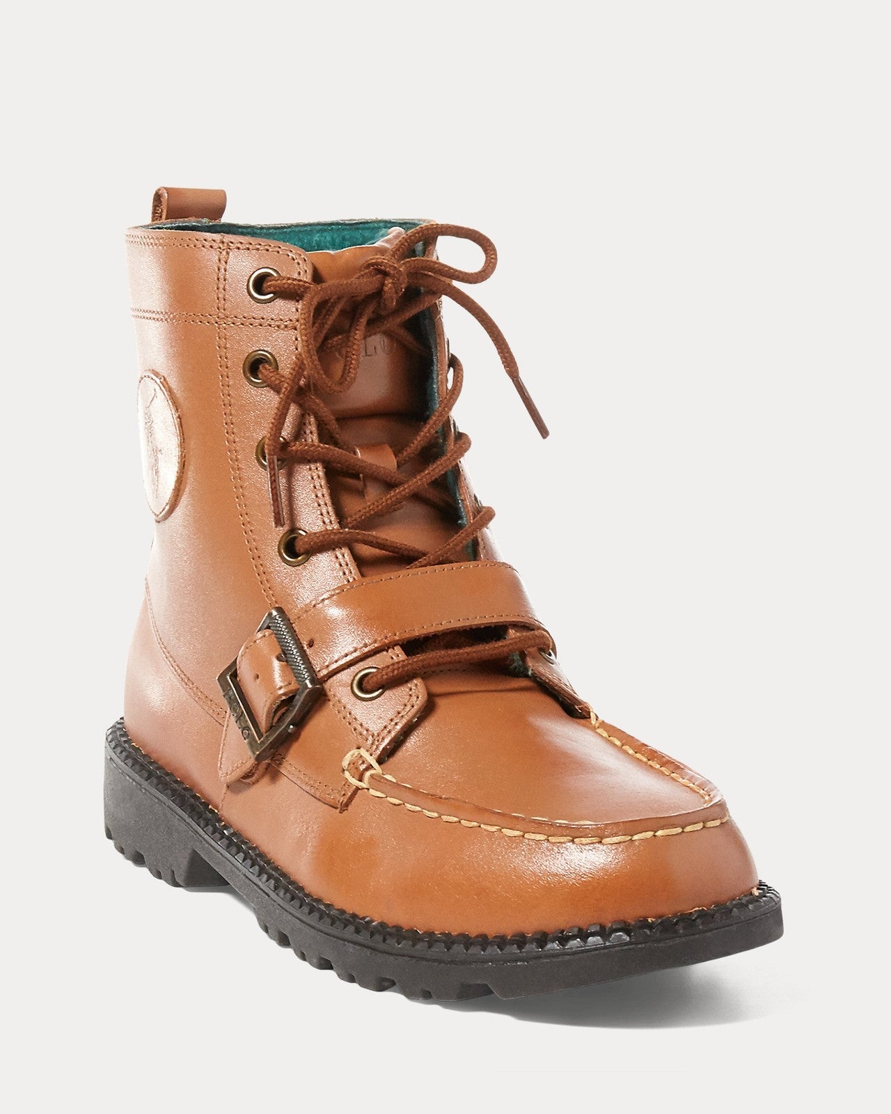 Boys' Polo Ralph Lauren Ranger HI II Boot Big Kid 990908 Tan Burnished Leather